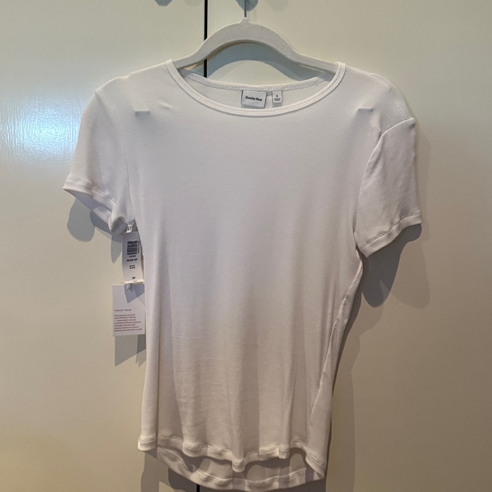 Aritzia-Sunday Best white t-shirt